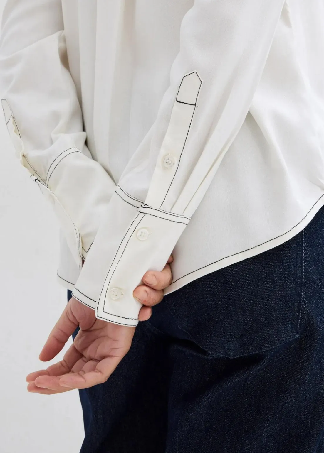 Bluse aus fließender Viskose