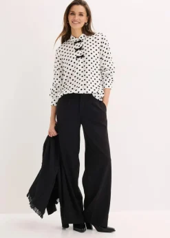 Bluse aus fließender Viskose