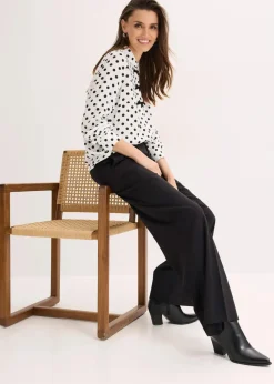 Bluse aus fließender Viskose