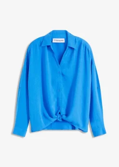 Bluse aus leichtem Crêpe