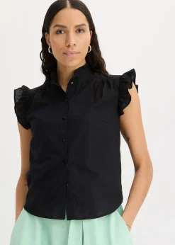 Bluse aus reiner Baumwolle