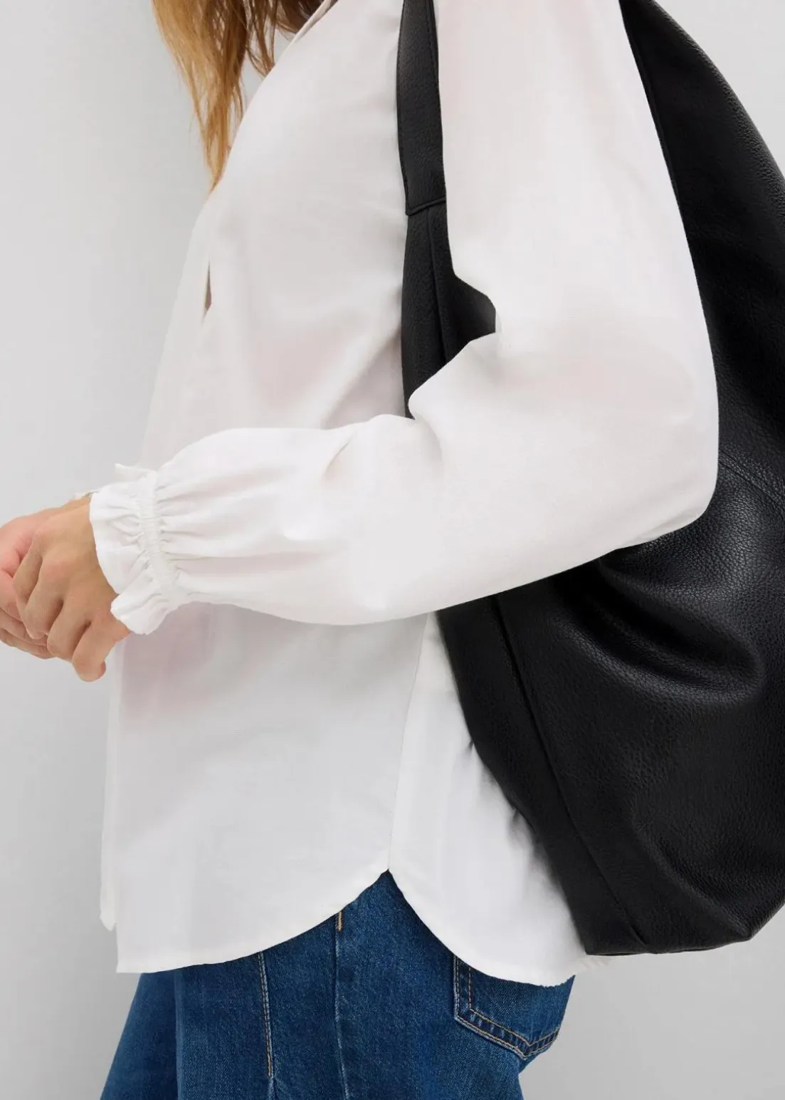 Bluse aus reiner Baumwolle