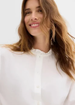 Bluse aus reiner Baumwolle