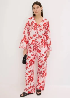 Bluse aus reiner Baumwolle