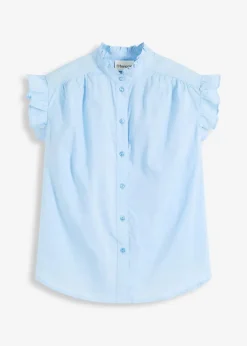 Bluse aus reiner Baumwolle