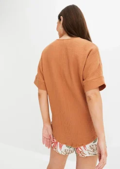 Bluse aus reiner Baumwolle