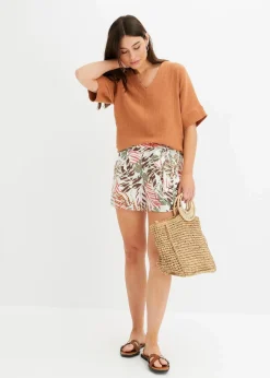 Bluse aus reiner Baumwolle