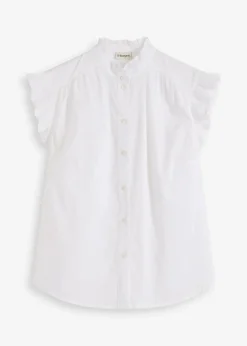 Bluse aus reiner Baumwolle