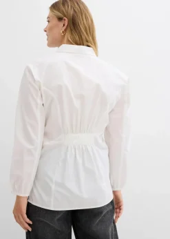 Bluse aus reiner Baumwolle