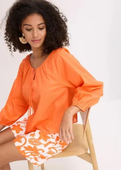 Bluse aus reiner Bio-Baumwolle