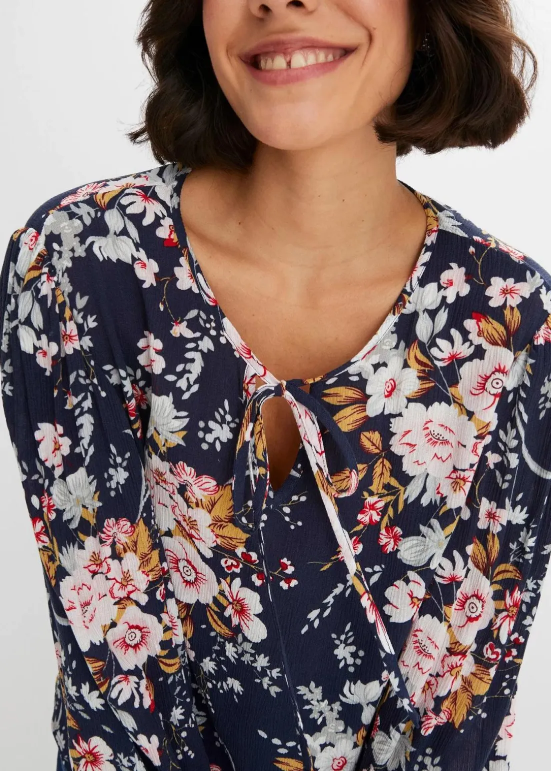 Bluse aus reiner Viskose