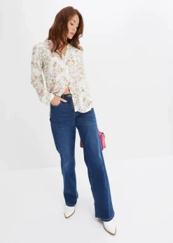 Bluse aus reiner Viskose