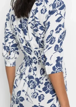 Blusenkleid aus fließender Viskose