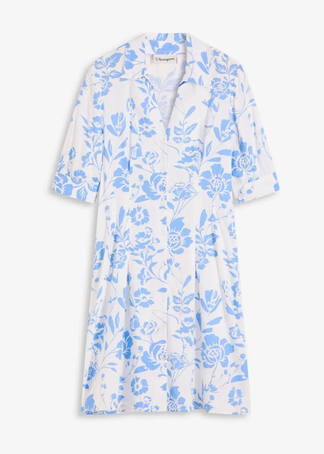 Blusenkleid aus fließender Viskose