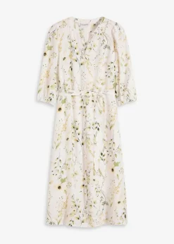 Blusenkleid aus Viskose-Mix