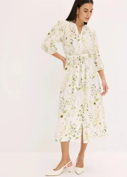 Blusenkleid aus Viskose-Mix