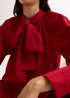 Blusenkleid mit Schluppenkragen