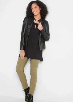 Blusenshirt aus reiner Viskose