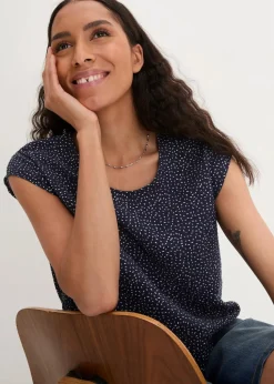 Blusenshirt aus softem Viskose-Mix