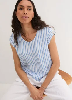 Blusenshirt aus softem Viskose-Mix