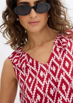 Blusentop aus fließender Viskose