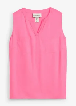 Blusentop aus fließender Viskose