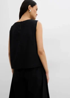 Blusentop aus reiner Baumwolle