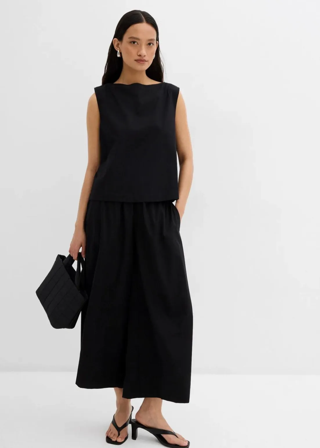 Blusentop aus reiner Baumwolle