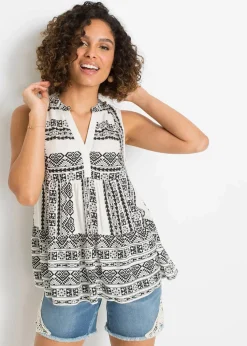 Blusentop aus softer Viskose