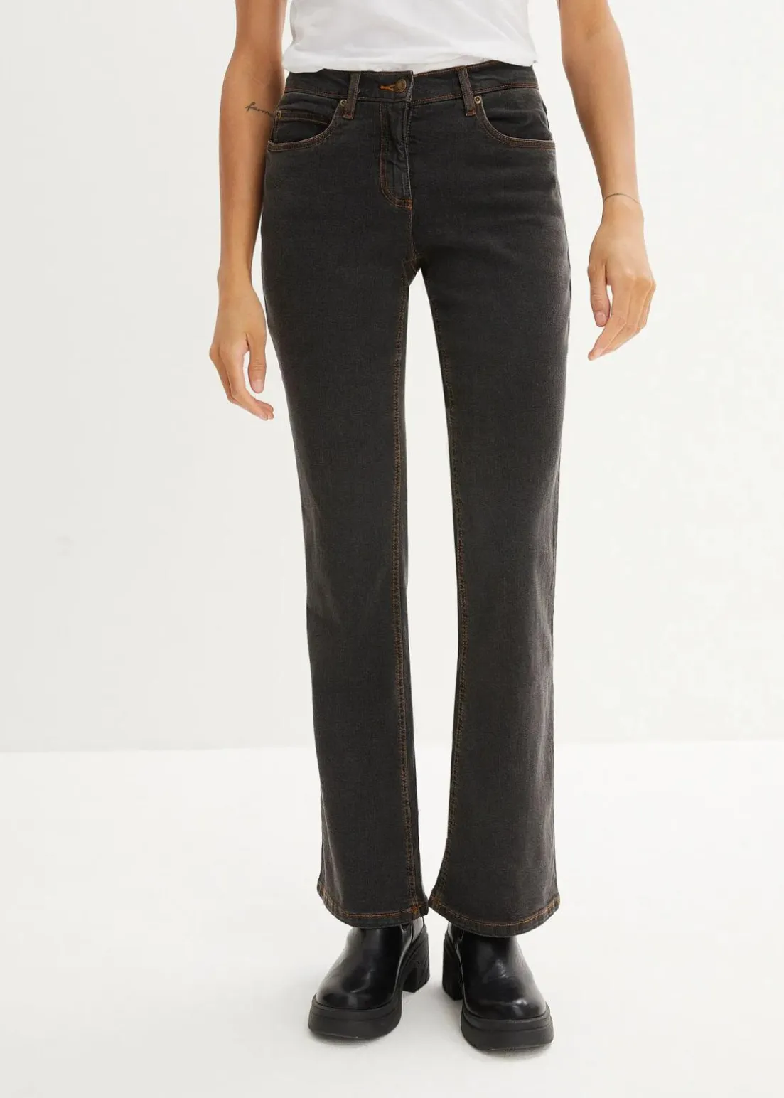 Bootcut Jeans High Waist, Stretch