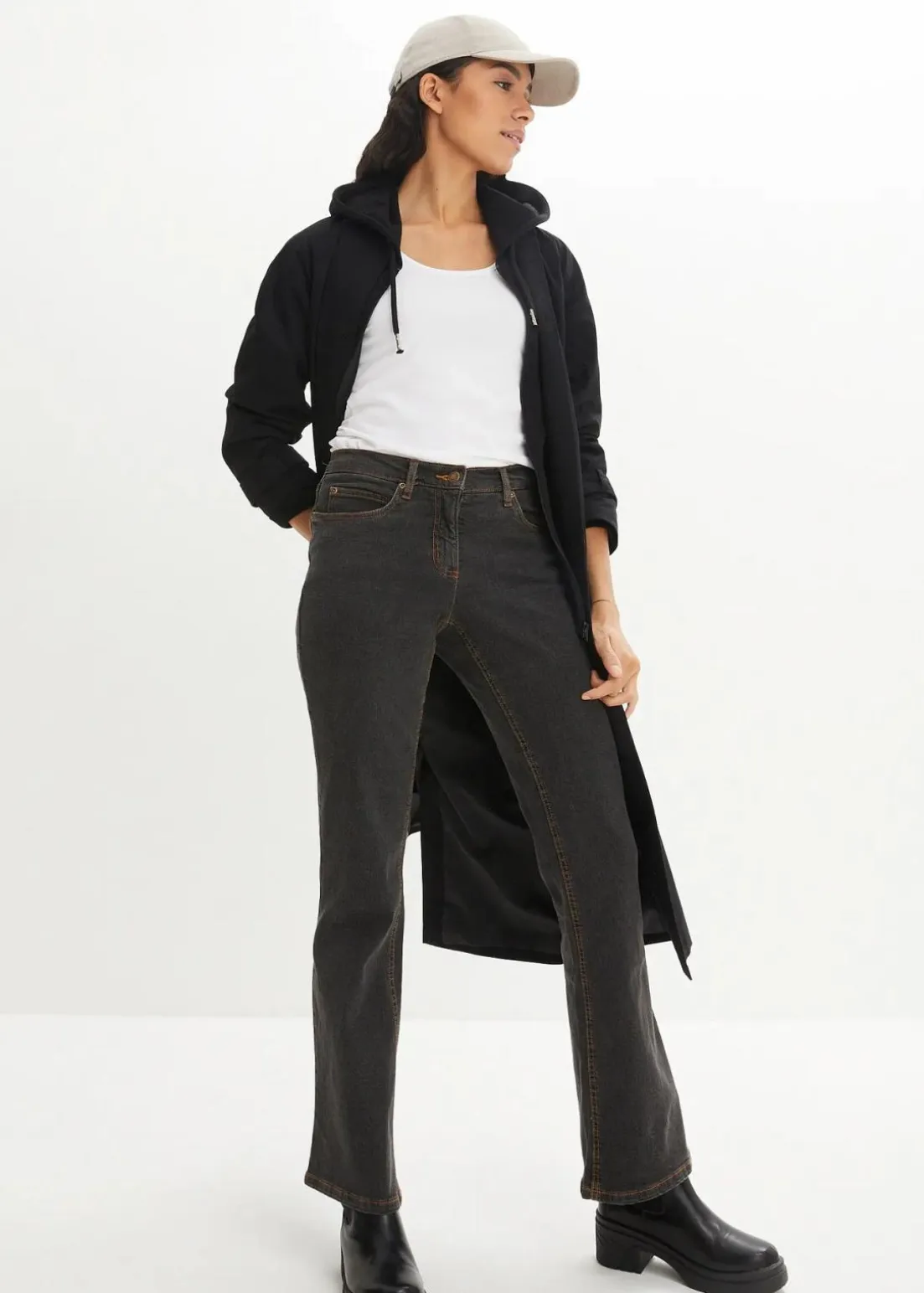 Bootcut Jeans High Waist, Stretch