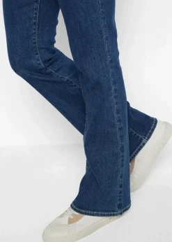 Bootcut Jeans Mid Waist, Bio-Baumwolle