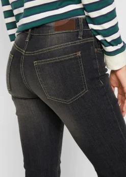 Bootcut Jeans Mid Waist, Komfort-Stretch