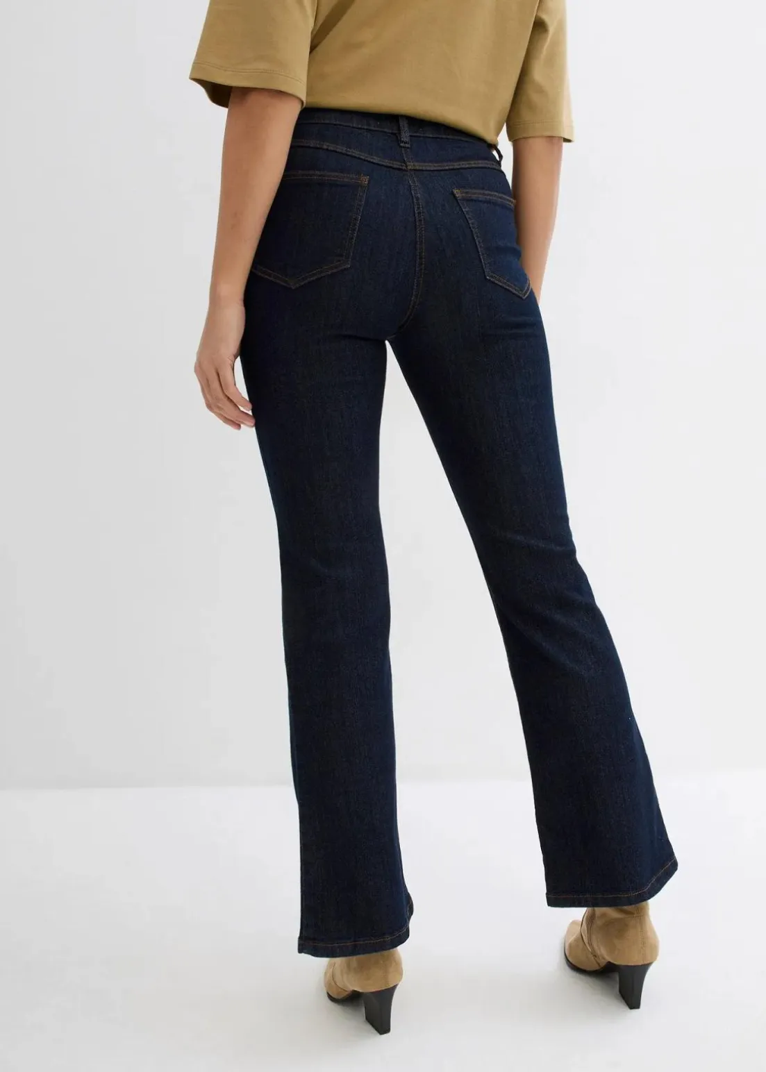 Bootcut Jeans Mid Waist, Stretch