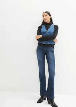 Bootcut Jeans Mid Waist, Stretch