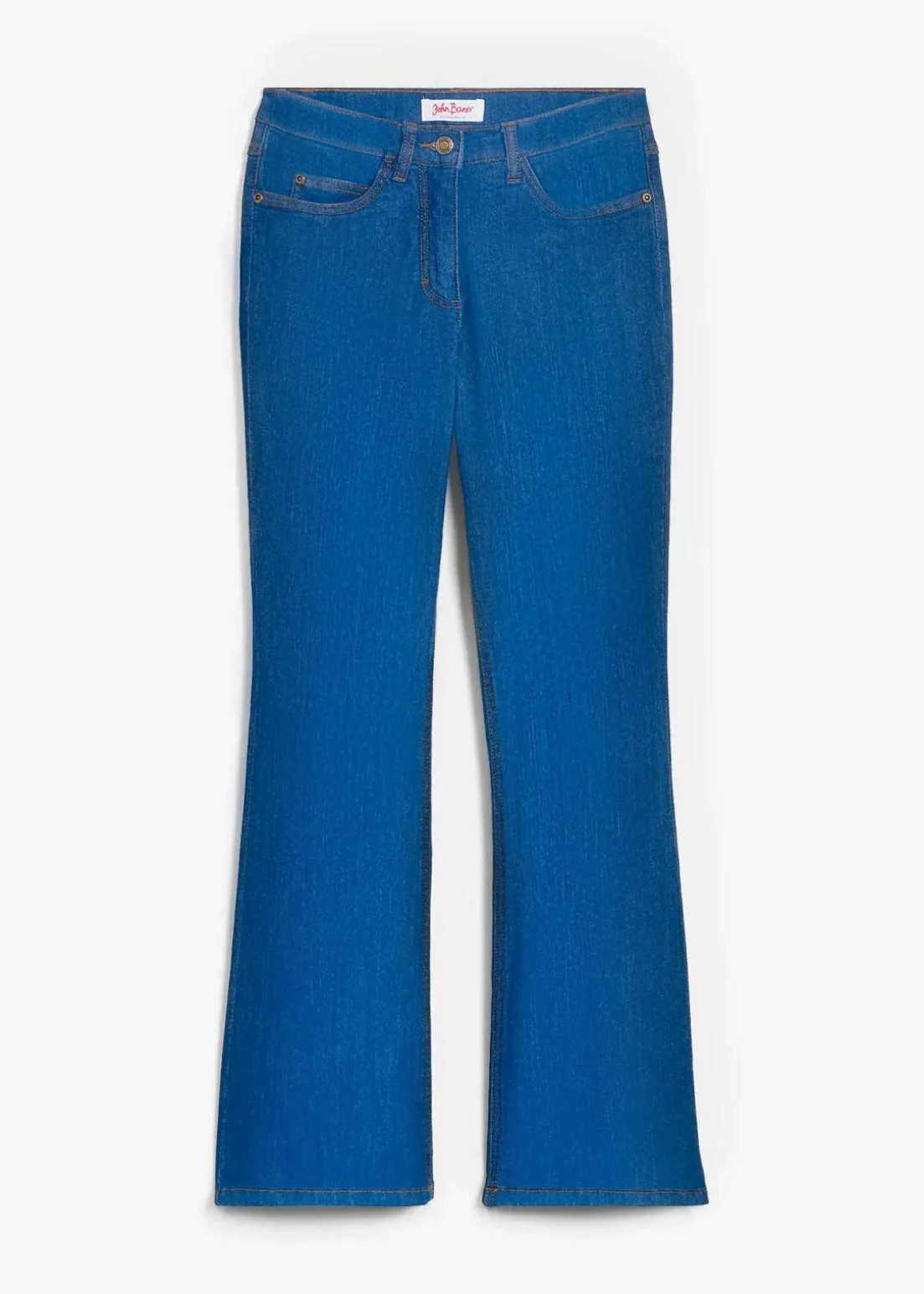 Bootcut Jeans Mid Waist, Stretch
