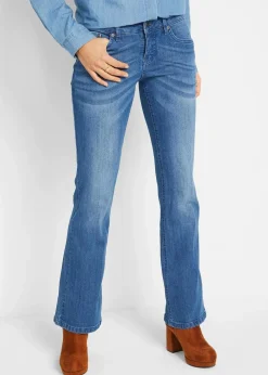 Bootcut Jeans Mid Waist, Stretch
