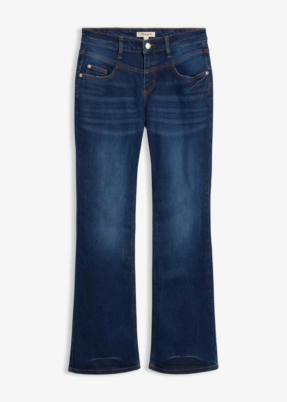 Bootcut Jeans Mid Waist, Stretch