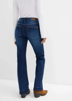 Bootcut Jeans Mid Waist, Stretch