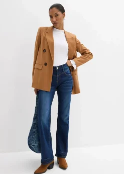 Bootcut Jeans Mid Waist, Stretch