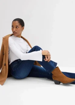 Bootcut Jeans Mid Waist, Stretch