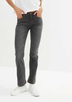Bootcut Jeans Mid Waist, Stretch