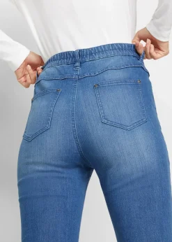 Bootcut-Jeans High Waist, Bequembund