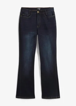 Bootcut-Jeans High Waist, Bequembund