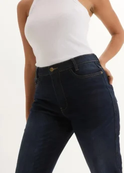 Bootcut-Jeans High Waist, Bequembund