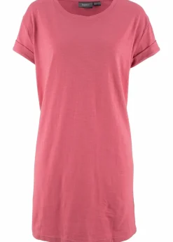 Boxy-Longshirt mit kurzen Ärmeln