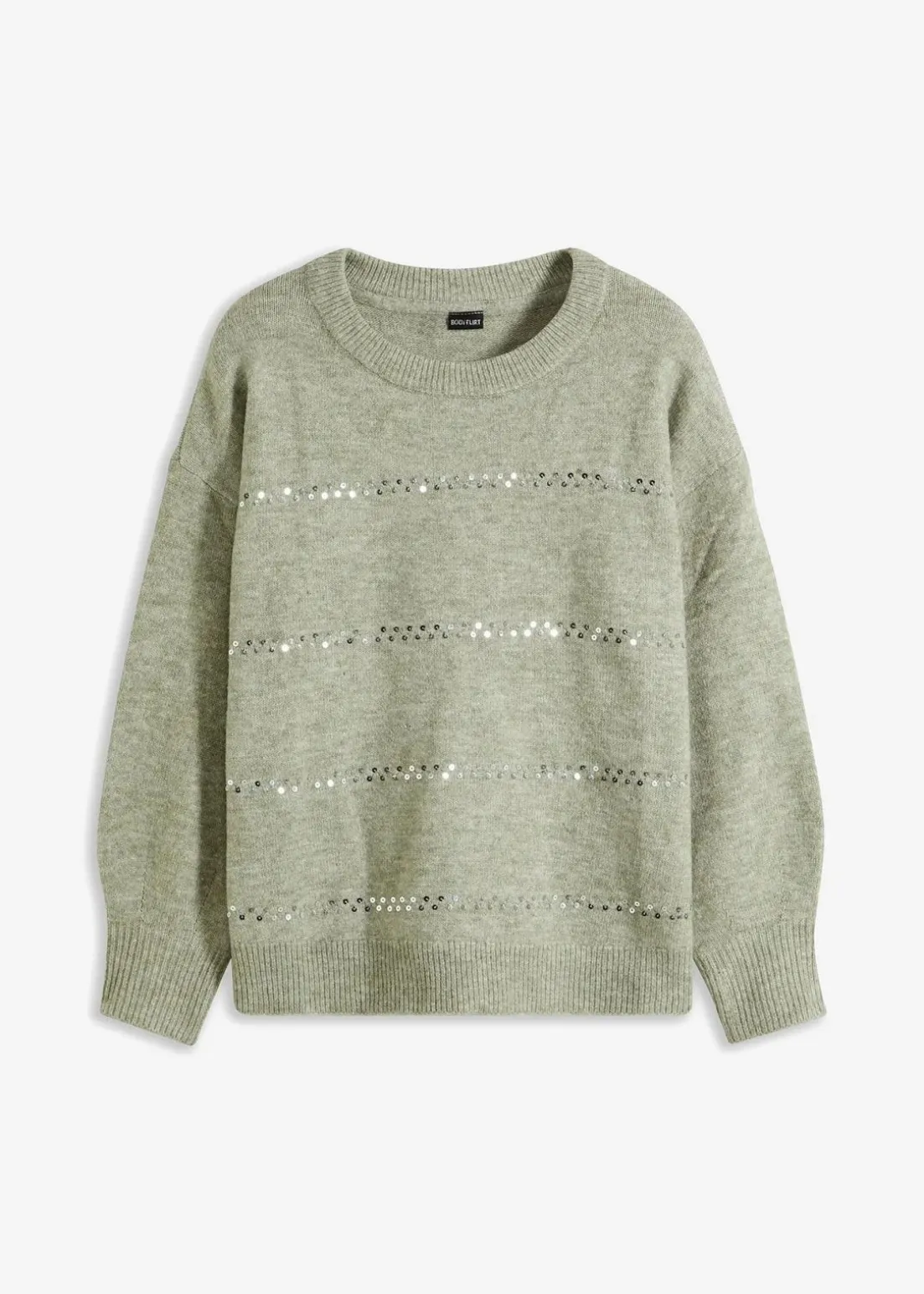 Boxy-Pullover mit Pailletten