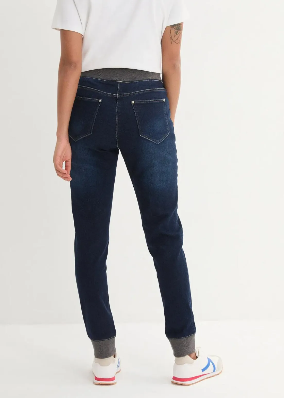 Boyfriend Jeans Mid Waist, Bequembund