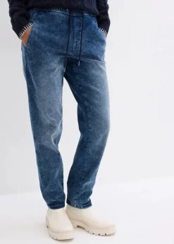 Boyfriend Jeans Mid Waist, Thermo