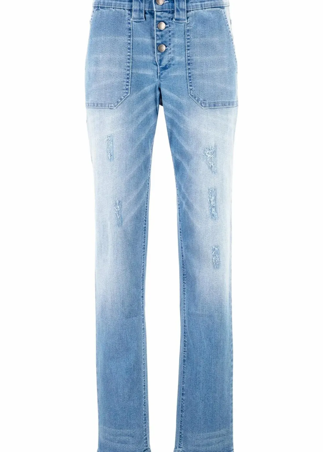 Boyfriend-Jeans Mid Waist Komfort-Stretch